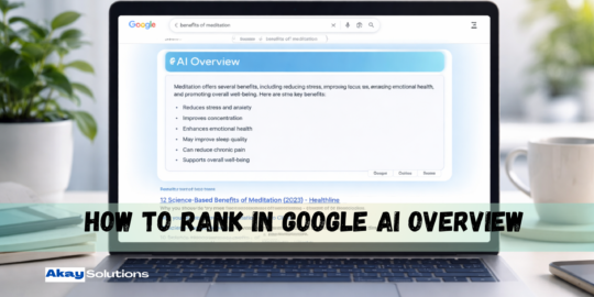 How to Rank in Google AI Overview
